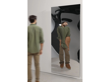 DISTORTING MIRROR 200x94 - Distorting mirror by VIDAME EDITIONS - view 2